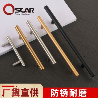 不锈钢柜门小拉手 欧式酒柜橱柜门把手 加长圆管现代简约抽屉拉手