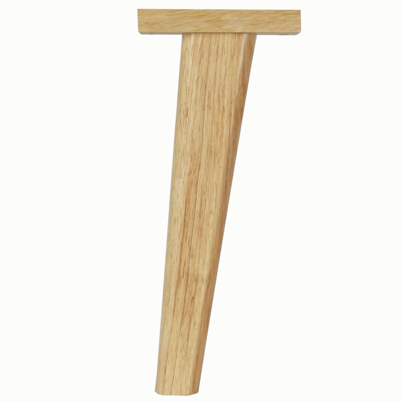 原木色实木桌脚 北欧简约家具支撑脚 餐桌茶几DIY配件 多尺寸可选