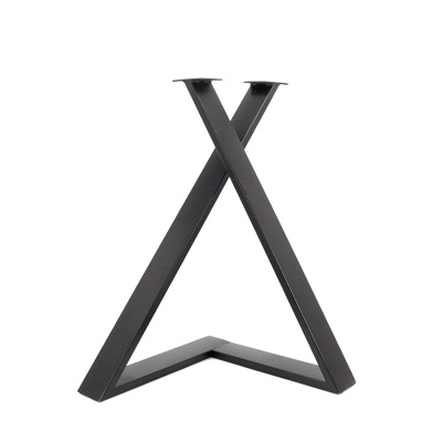 金属桌脚书桌脚办公室五金桌脚铁艺餐桌茶桌支撑脚出口定制桌架