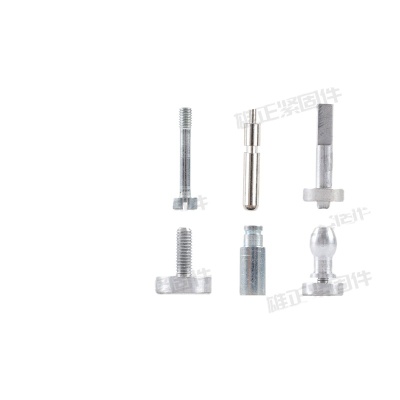 非标不锈钢铁铝铜件加工异形螺杆螺丝螺母自动车床生产加工五金件