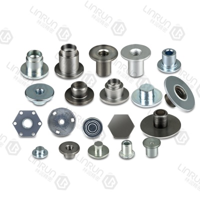 定制t型衬套空调压缩机汽车电机减震衬套非标T形焊接圆柱螺母加工