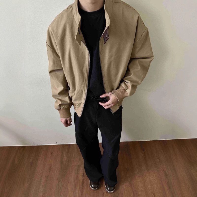 MADEEXTREME 巴恩风廓形宽松短款飞行员cleanfit休闲夹克外套男