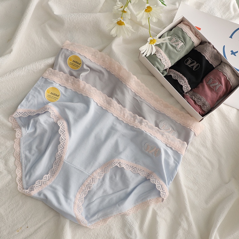 甜蜜的告白高弹60支莫代尔无痕女士大码内裤裸感顺滑胖mm专属裤头