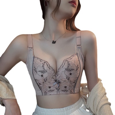 特价断码调整型内衣小胸聚拢收副乳文胸蕾丝上托矫正外扩下垂胸罩