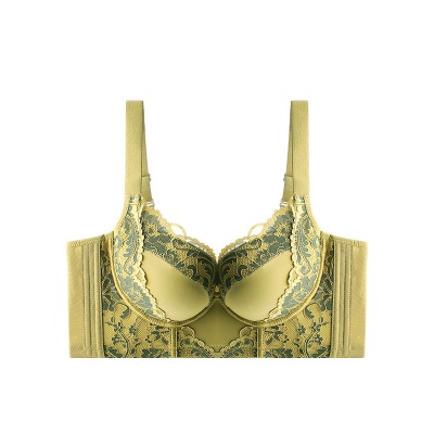 内衣女小胸聚拢上托收副乳防下垂软钢圈蕾丝精油杯文胸罩聚拢提升