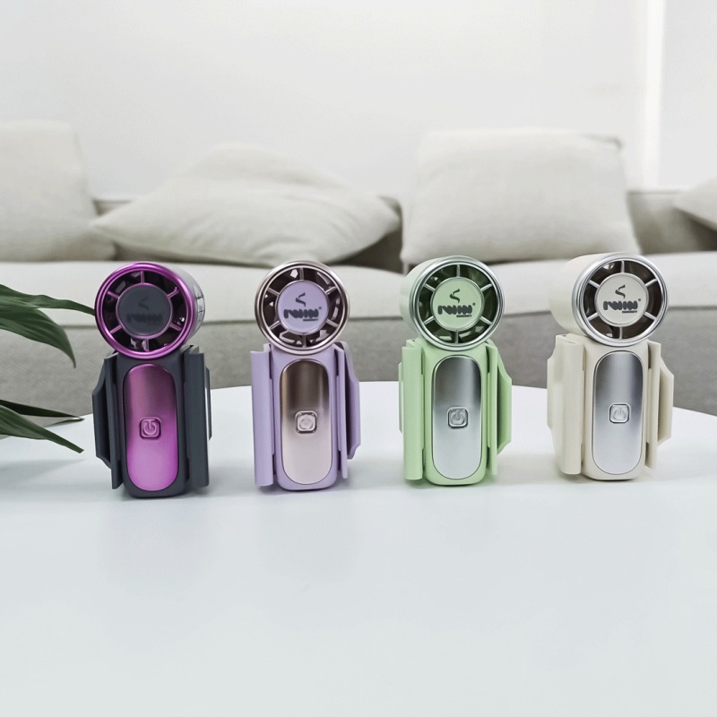 IWIN 2026迷你手持风扇大风力便携露营用宿舍学生用充电风扇