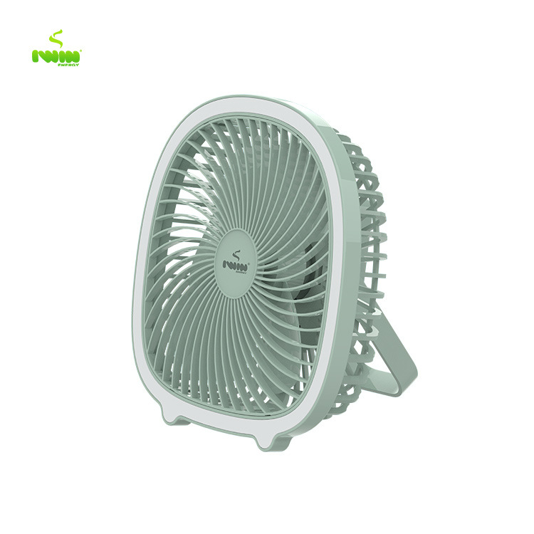 IWIN新款可充电台式电风扇静音宿舍可悬挂迷你小风扇