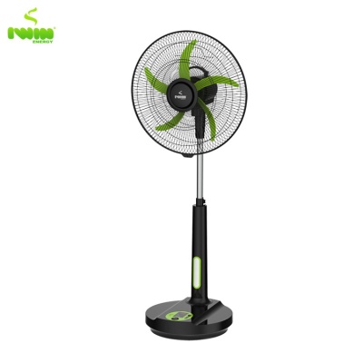 IWIN遥控充电户外风扇家用大风太阳能18寸落地扇跌倒自停